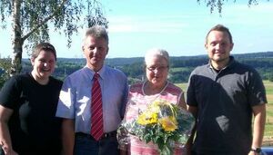 Ilse Schmidt (2.re) Thomas Knapp (2.li)