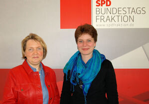 (v.l.) Katja Mast MdB, Elora Schrauth