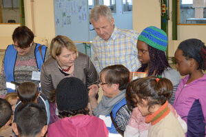 Katja Mast MdB und Thomas Knapp informierten sich vor Ort im Flüchtlingsheim in Remchingen-Darmsbach.