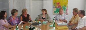Gesprächsrunde im Staatl. Schulamt mit Katja Mast